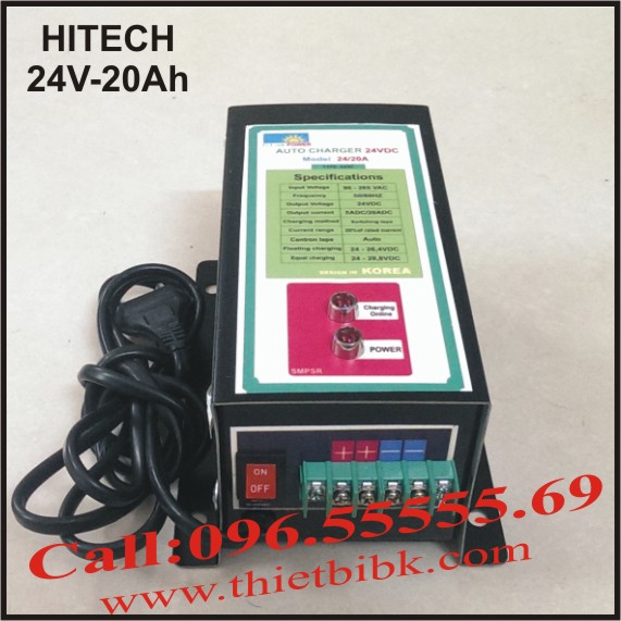 Bộ sạc ắc quy tự động Hitech Power 24V-20Ah