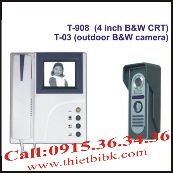 CHUÔNG CỬA HÌNH VIDEO DOOR PHONE ETE T-908