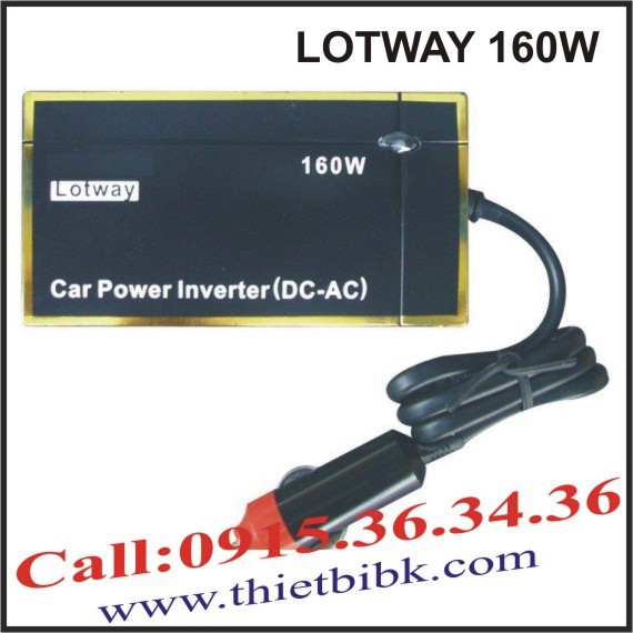 MÁY ĐỔI ĐIỆN CHO Ô TÔ LOTWAY 160W